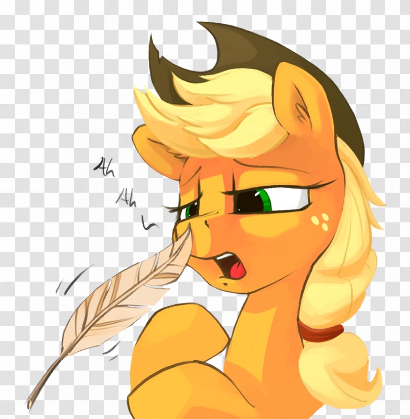 Applejack Rainbow Dash Pony Horse Sneeze - Cartoon - Hold It Transparent PNG