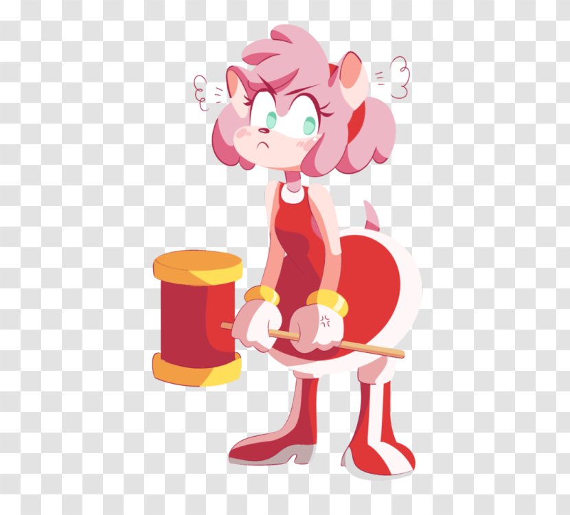 Amy Rose Knuckles The Echidna Sonic Hedgehog Aesthetics - Cartoon Transparent PNG