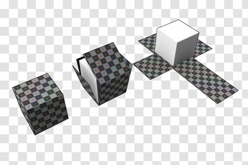 UV Mapping Texture Cube 3D Modeling - Box Transparent PNG