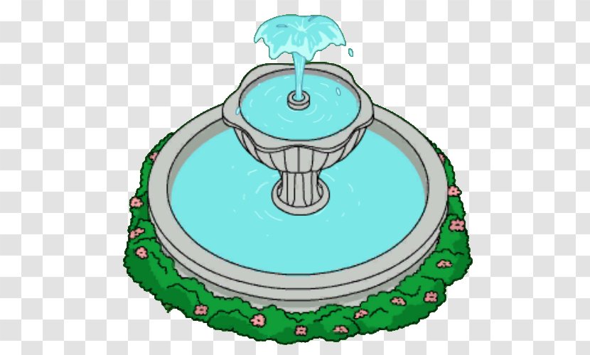 Bassin Du Miroir Fountain Animation Cartoon Transparent PNG