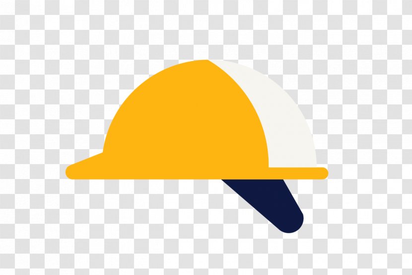 Logo Product Design Clip Art Font - Yellow - Civil Engineer Hat Transparent PNG