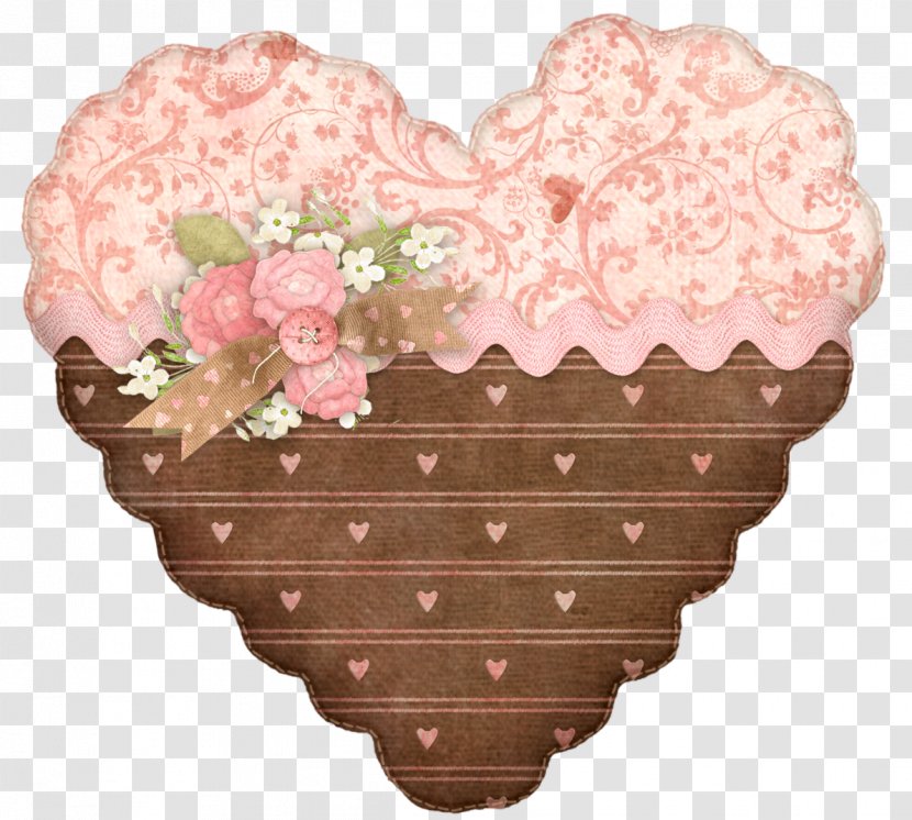 Love Heart Valentine's Day Clip Art - Pink - Peach Transparent PNG