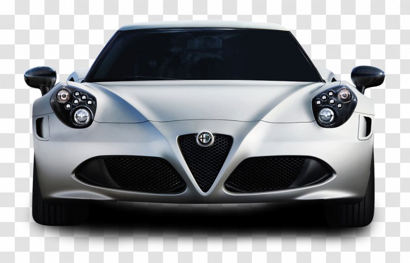 2015 Alfa Romeo 4C Spider Sports Car - Giulia - White Transparent PNG