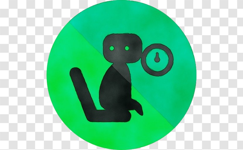 Green Black Cat Clip Art Transparent PNG