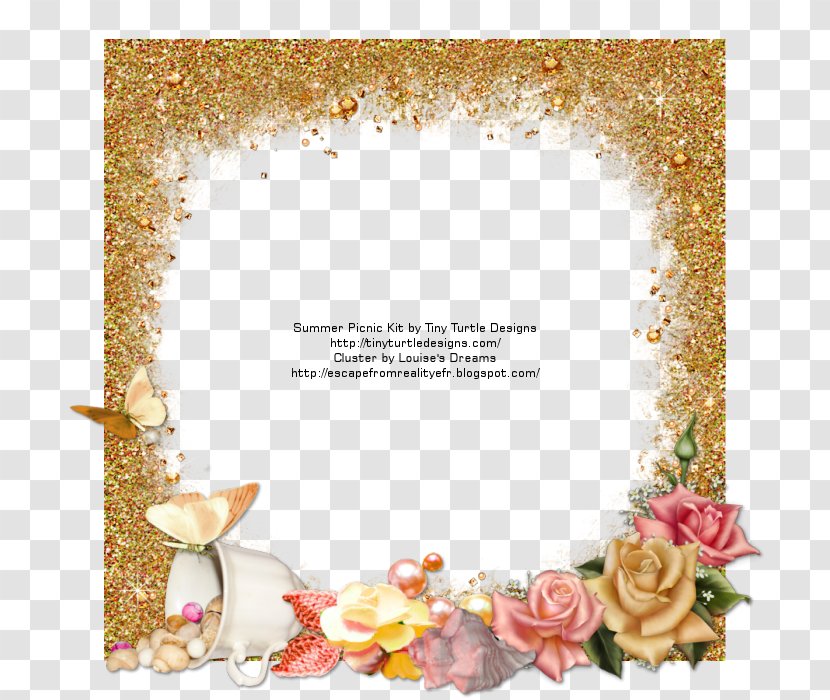 Picture Frames Floral Design Reality - Summer Picnic Transparent PNG