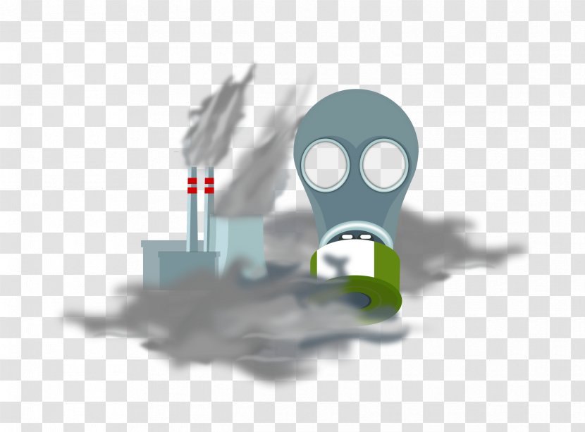 Air Pollution Clip Art - Gas Mask - POLLUTION Transparent PNG