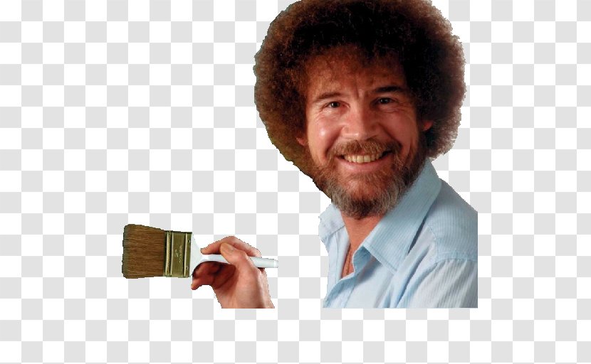 Bob Ross More Of The Joy Painting Television Show - Chin - Old Man Material Transparent PNG