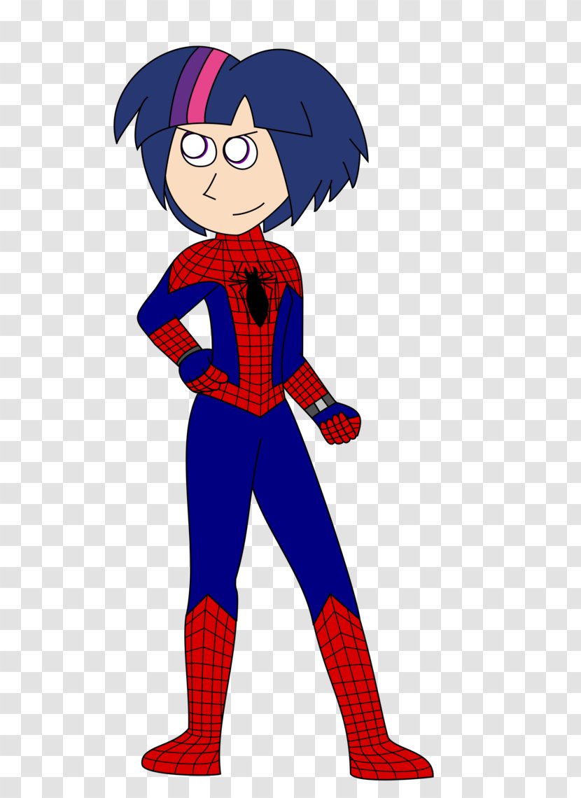 Twilight Sparkle Miles Morales Spider-Girl Female Clip Art - Flower - Little Spiderman Transparent PNG