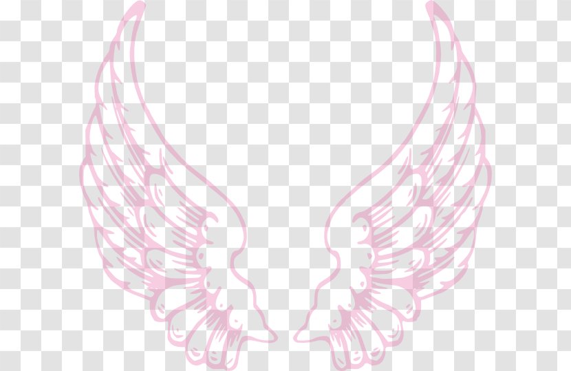 Angel Clip Art - Heart - Neon Wings Transparent PNG
