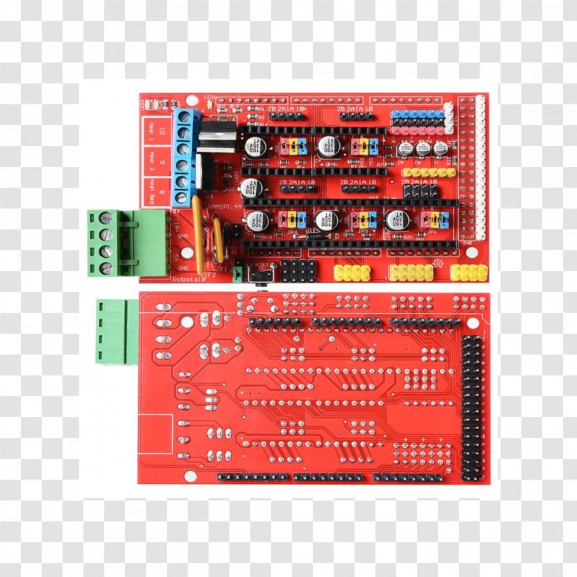 Arduino RepRap Project Stepper Motor Electronics Wiring Diagram - Printer Transparent PNG