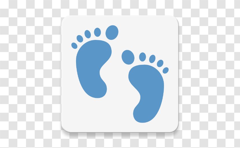 Footprint - Myotherapy - Electric Blue Paw Transparent PNG