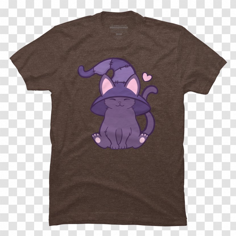 T-shirt Hearthstone H1Z1 Bluza Sleeve - Purple - Cat Lover T Shirt Transparent PNG