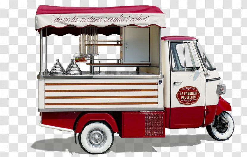 Ice Cream Van Italy Cones - Car Transparent PNG