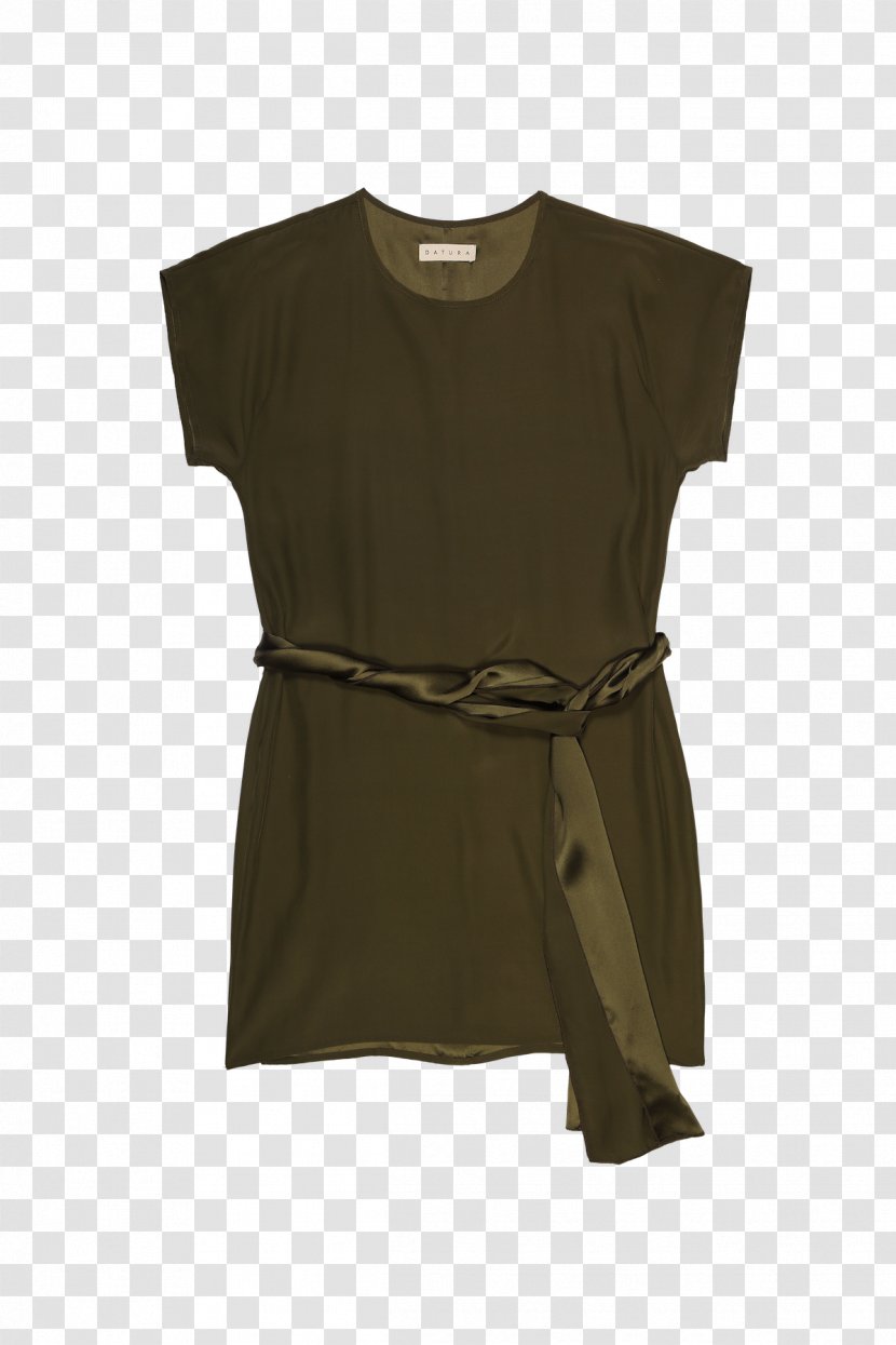 T-shirt Sleeve Shoulder Khaki Blouse - T Shirt Transparent PNG