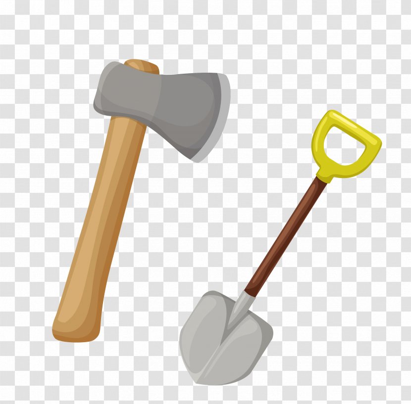 Euclidean Vector Graphic Design - Hardware - Ax Shovel Material Transparent PNG