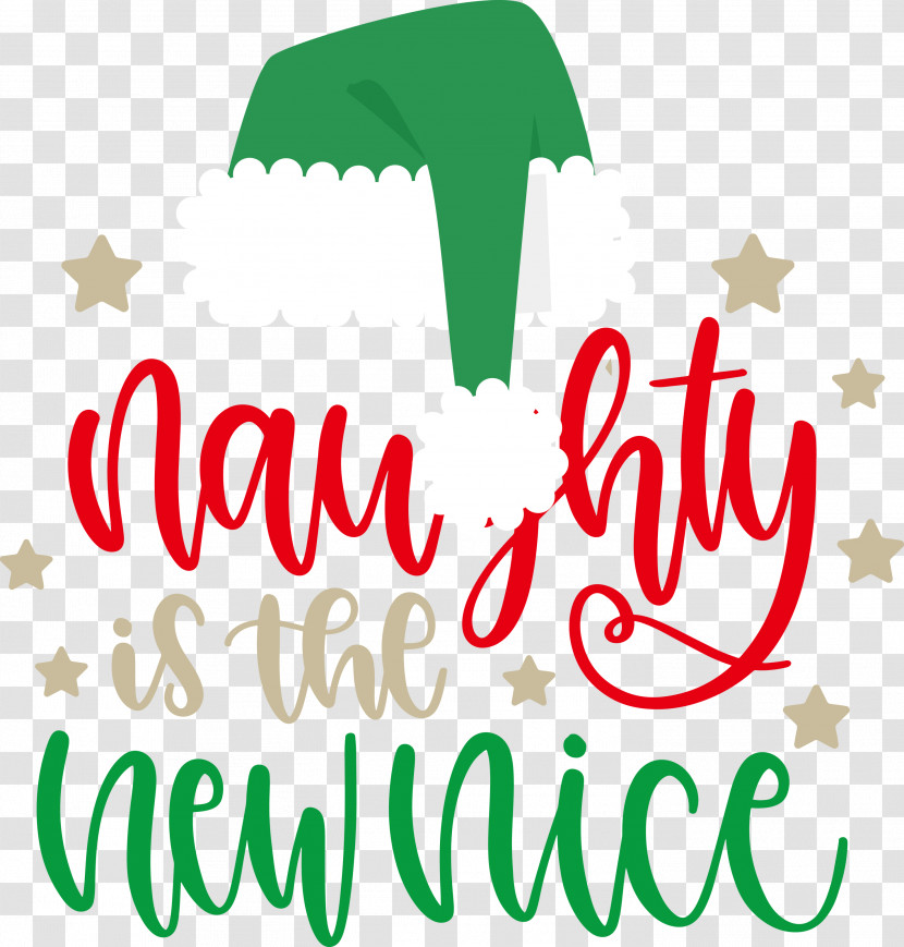 Naughty Is The New Nice Naughty Christmas Transparent PNG