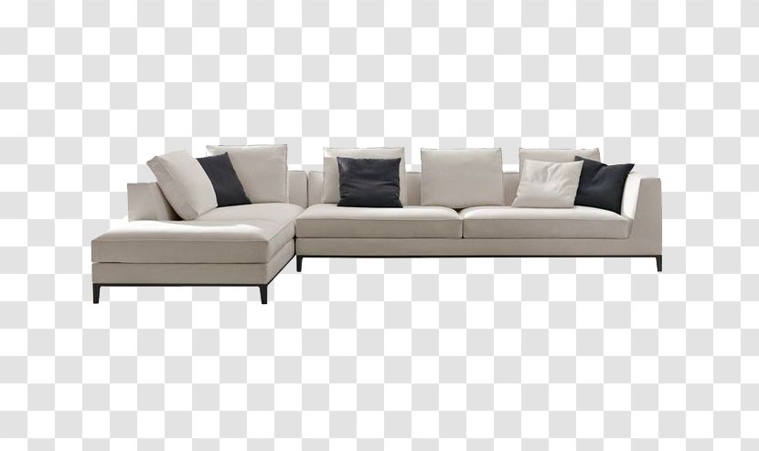 Couch B&B Italia Cushion Furniture Seat - Sofa Set Transparent PNG