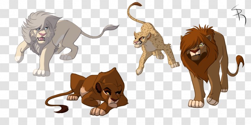 Lion DeviantArt Leopon Shenzi, Banzai E Ed - Drawing Transparent PNG