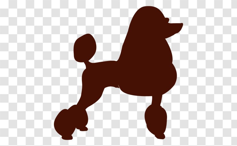 Poodle Puppy Silhouette - Logo Transparent PNG