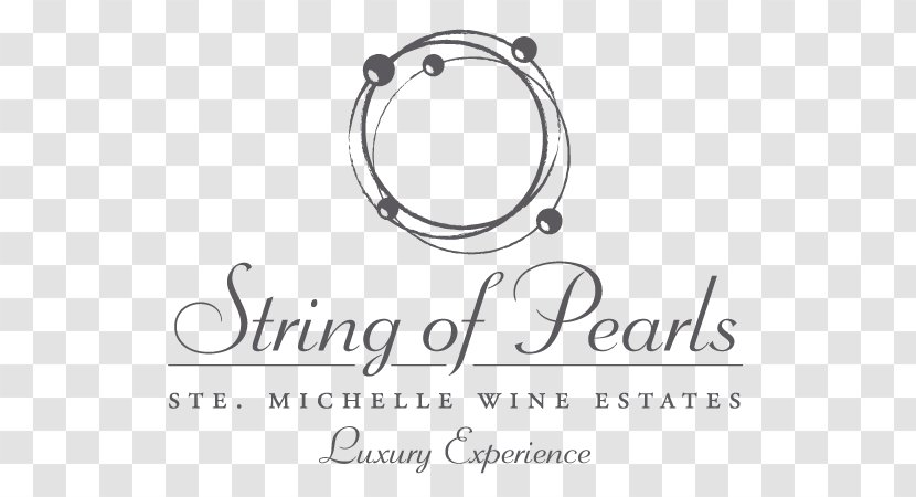Logo Wine Standard Operating Procedure Chateau Ste. Michelle - Ste - String Of Pearls Transparent PNG