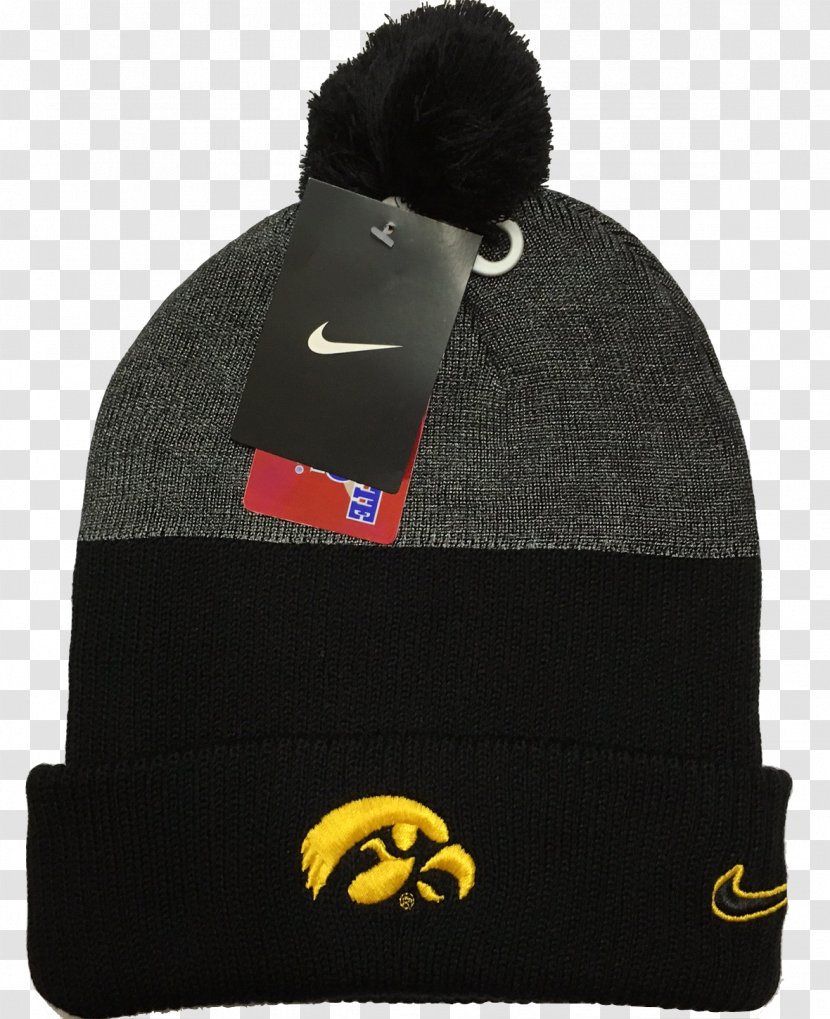 Beanie Knit Cap Baseball University Of Iowa Pom-pom - Nike - Men's Hats Transparent PNG