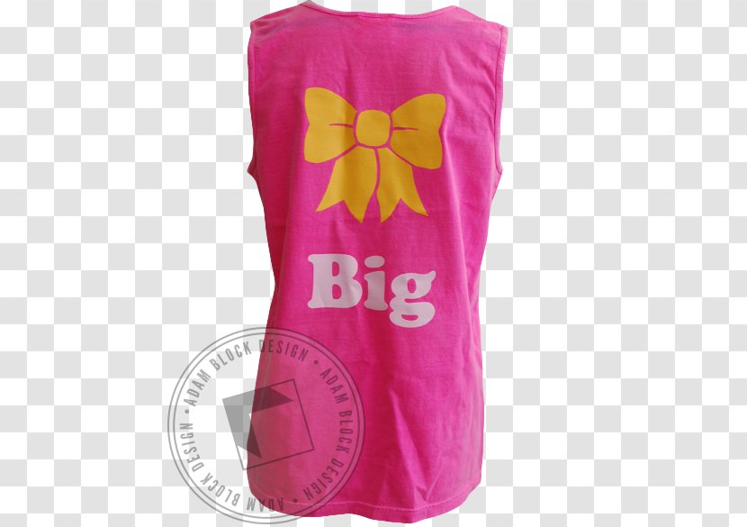 Sleeveless Shirt Product Pink M - Here We Go Big Block Transparent PNG