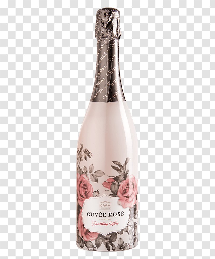 Champagne KWV South Africa (Pty) LTD Rosé Sparkling Wine Transparent PNG