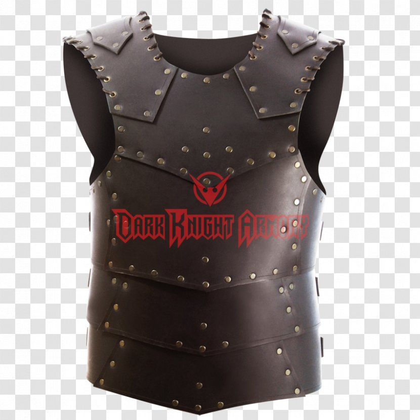 Cuirass Armour Leather Body Armor Greave - Neck Transparent PNG