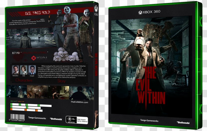 Xbox 360 The Evil Within 2 Castlevania: Lords Of Shadow - Playstation 4 Transparent PNG