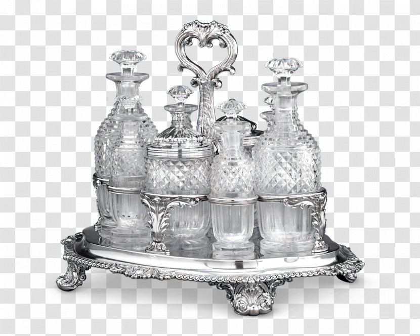 Silversmith Cruet Sterling Silver Glass - Georgian Transparent PNG