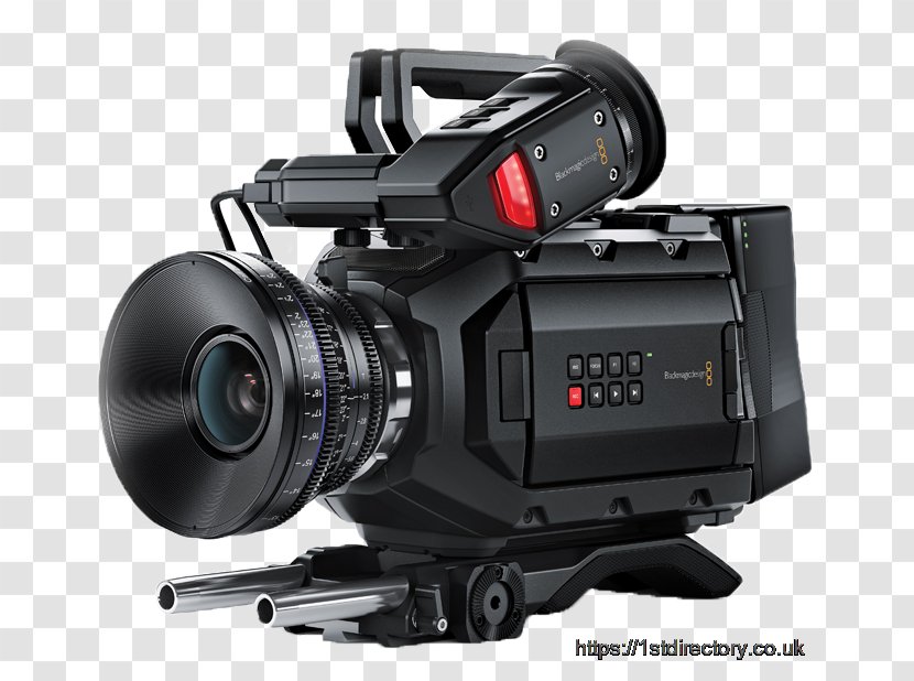 Blackmagic URSA Mini 4.6K Canon EF Lens Mount 4K Design Pro Digital Movie Camera - Cameras Optics Transparent PNG