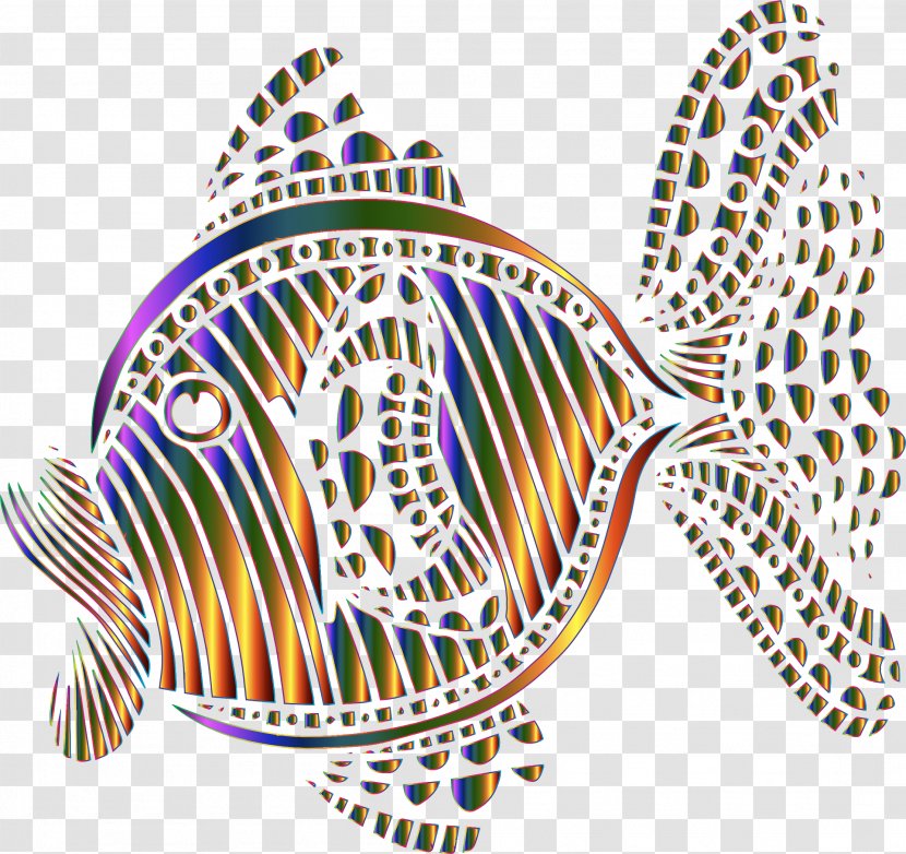 Abstract Art Fish Clip - Painting - Nine Transparent PNG