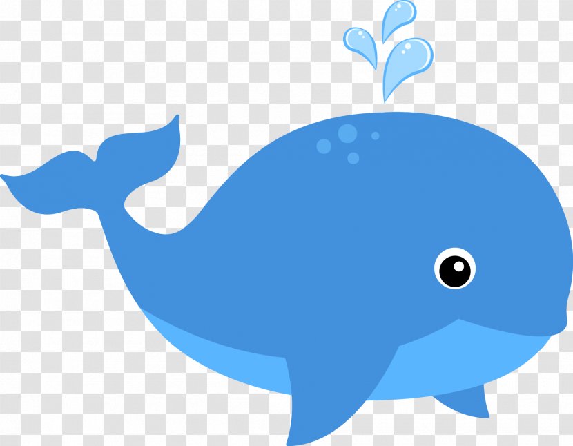 Whale Cartoon - Whales - Blue Transparent PNG