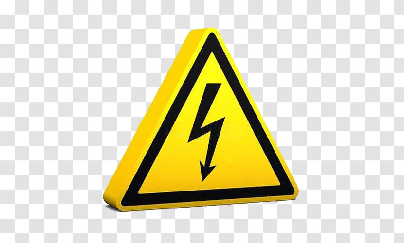Hazard Symbol Electricity Risk Safety - Sign - High Voltage Transparent PNG
