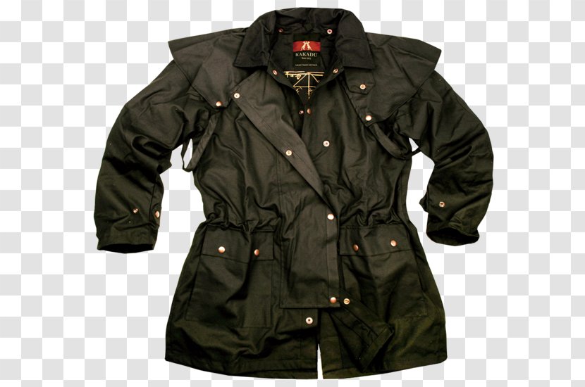 Australia Oilskin Duster Jacket Coat - Printed Cowboy Vest Transparent PNG