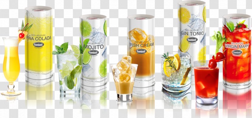 Non-alcoholic Drink Mixed Cocktail Juice Tonic Water - Glass Transparent PNG