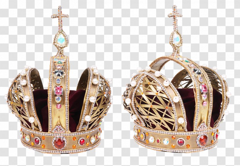 Crown Gold Photography - Earrings - Jewelry Transparent PNG