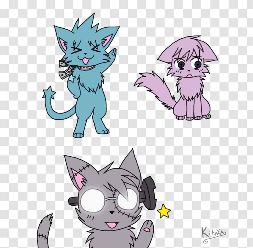 Kitten Whiskers Cat Crona Soul Eater - Watercolor Transparent PNG