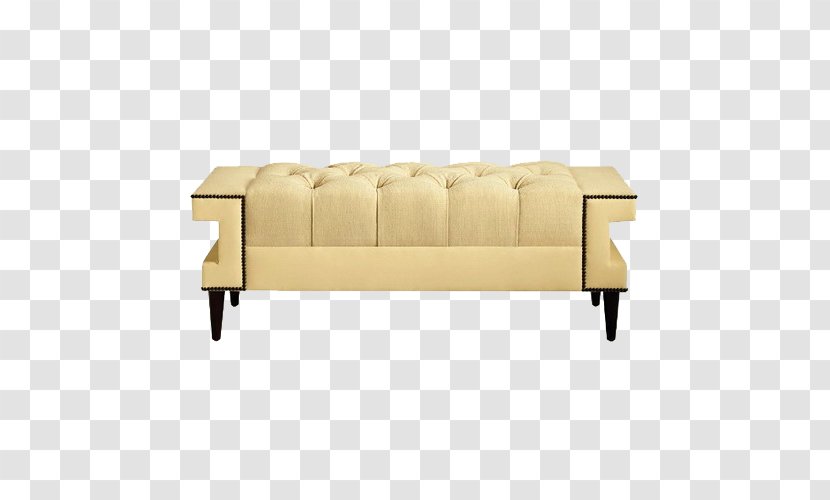 Ottoman Furniture Chair Couch Bench - Club - Sofa Silhouette Vector Transparent PNG