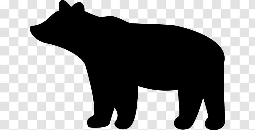 American Black Bear Giant Panda Silhouette Clip Art - Terrestrial Animal - Baby Transparent PNG