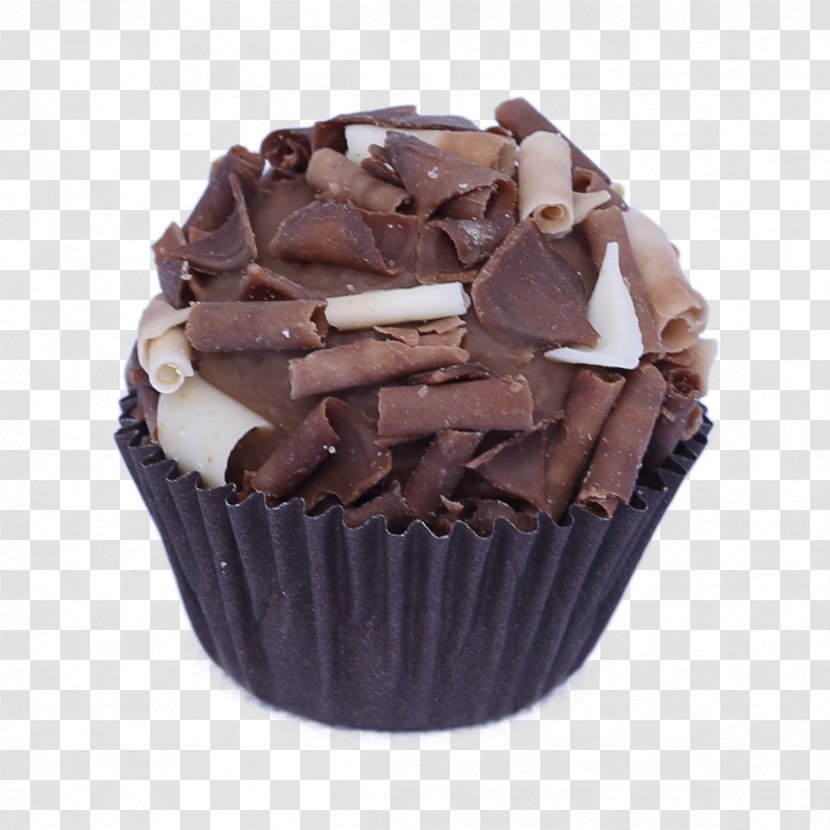 Cupcake Chocolate Cake Truffle Fudge - Brownie Transparent PNG