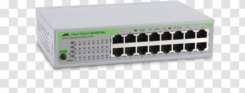 Ethernet Hub AT-FS724L-10 Allied Telesis Switch Network Computer - Tplink - Ip Address Transparent PNG