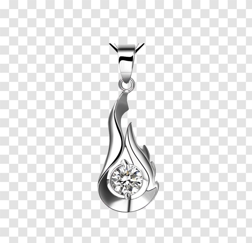 Locket Necklace Pendant Designer - Silver - Platinum Transparent PNG