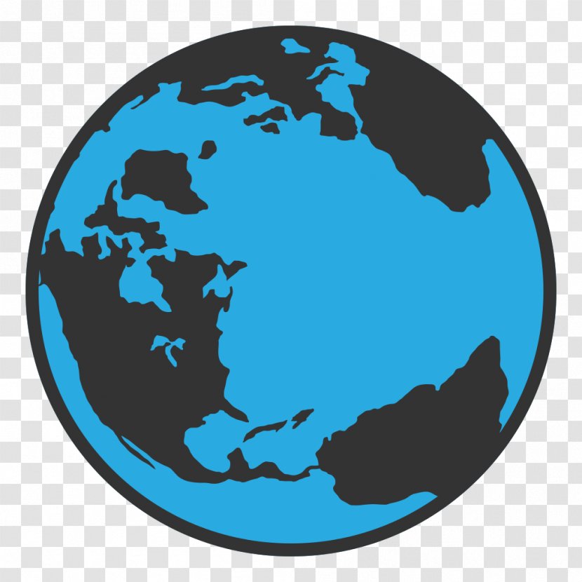 Earth Globe - Inkscape - Whole World Transparent PNG