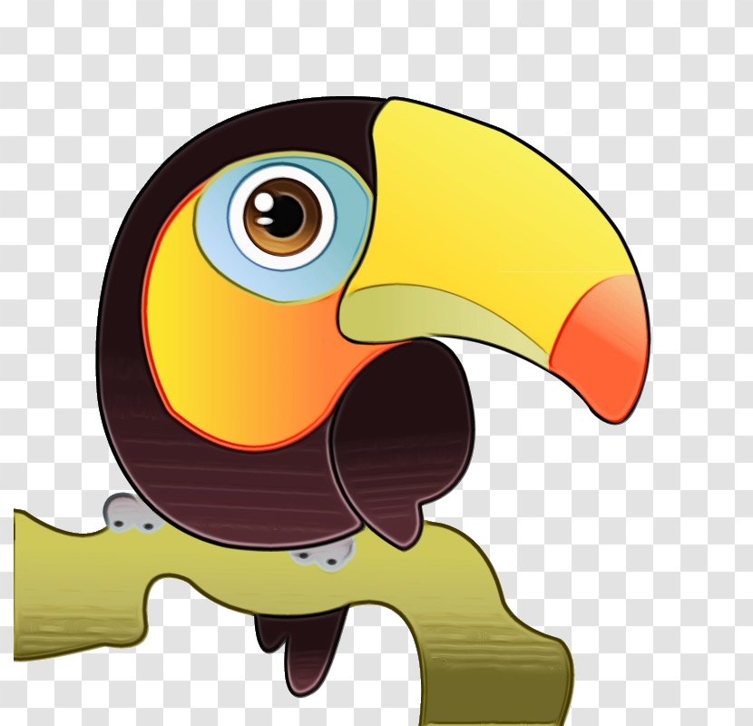 Bird Parrot - Toco Toucan - Cartoon Piciformes Transparent PNG