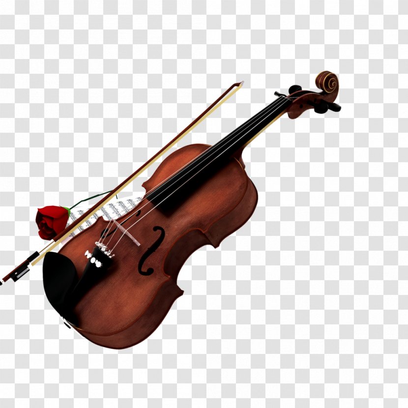 Violin Cello Double Bass Clip Art - Heart Transparent PNG