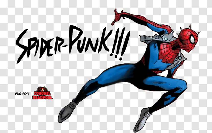 Spider-Man Spider-Verse Venom Deadpool Punk Rock Transparent PNG