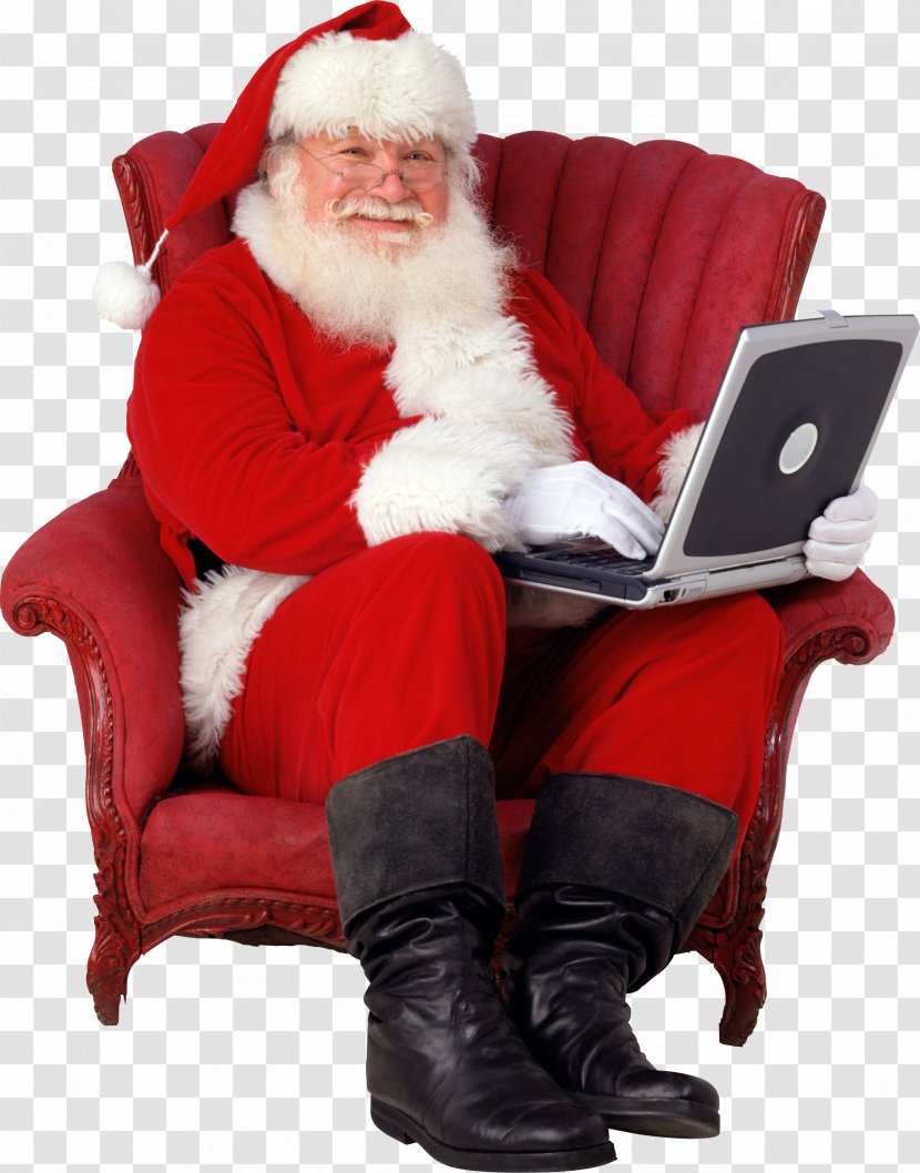 Saint Nicholas Santa Claus Father Christmas Gift - Suit - Image Transparent PNG