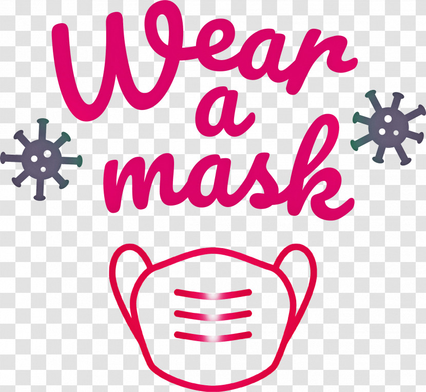 Wear A Mask Face Mask Transparent PNG