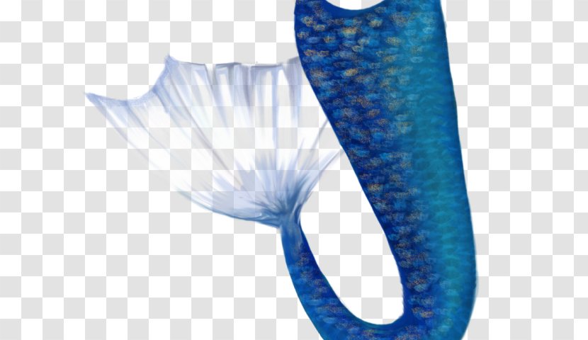 Mermaid Drawing - Blue - Image Editing Transparent PNG